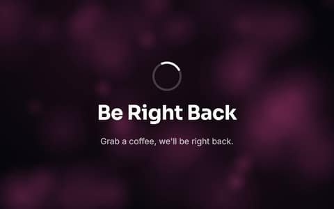 Be Right Back — free full-screen tool preview