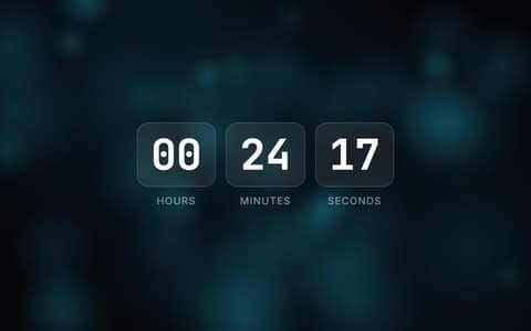Flip Clock — free full-screen tool preview