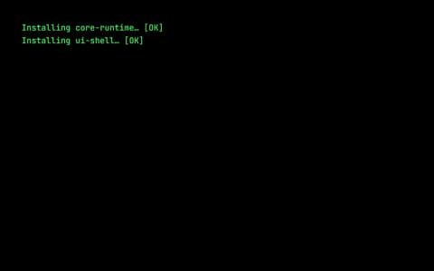 Terminal Update Screen — free full-screen tool preview